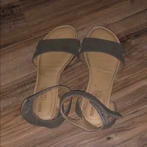 gray sandals